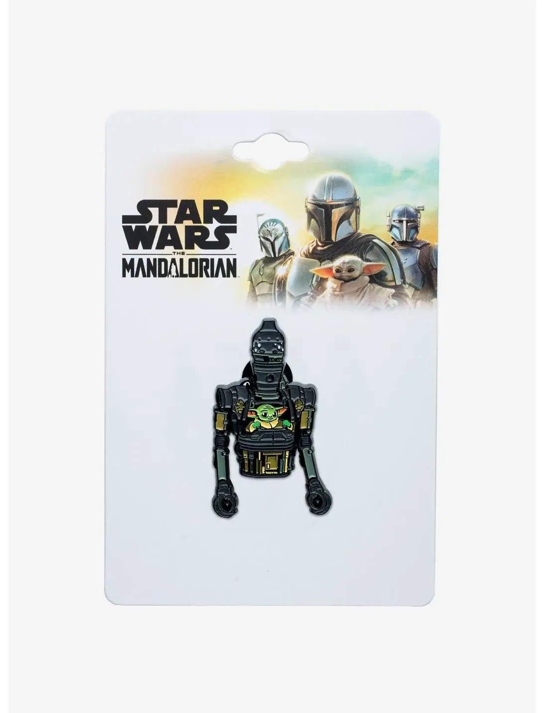 Star Wars Mandalorian 3 Grogu in IG-12 Enamel Pin