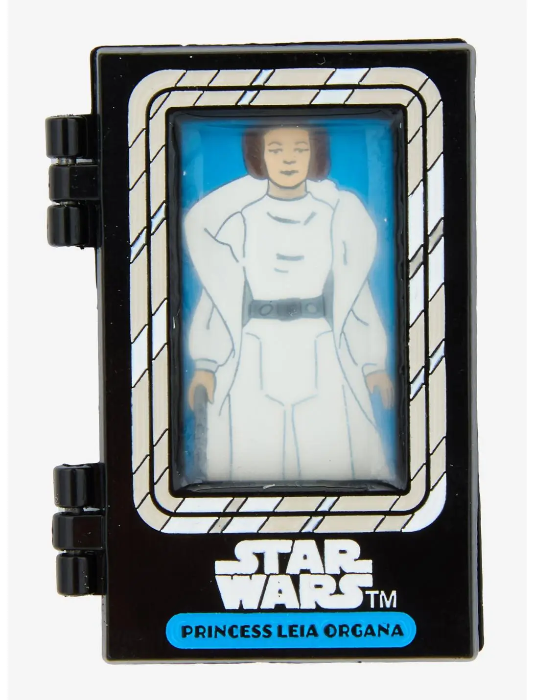 Star Wars Princess Leia Action Figure Hinged Enamel Pin - BoxLunch Exclusive