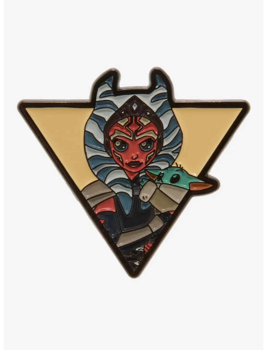 Star Wars The Mandalorian Chibi Ashoka & Grogu Enamel Pin - BoxLunch Exclusive