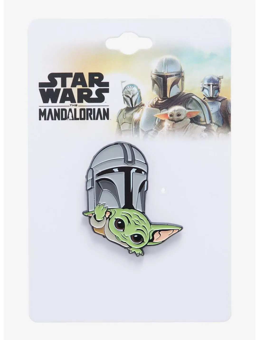 Star Wars The Mandalorian Grogu Peek Enamel Pin