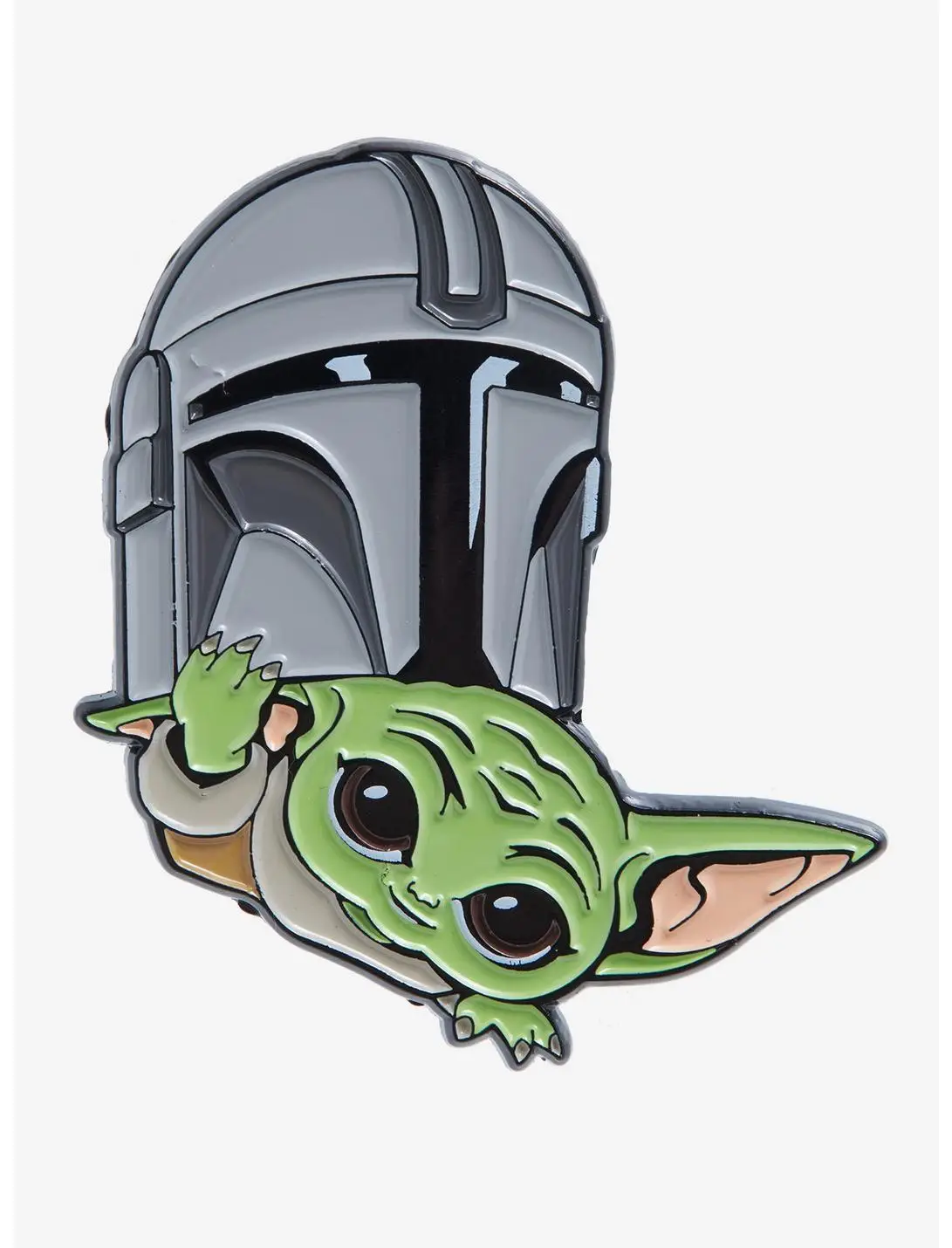 Star Wars The Mandalorian Grogu Peek Enamel Pin