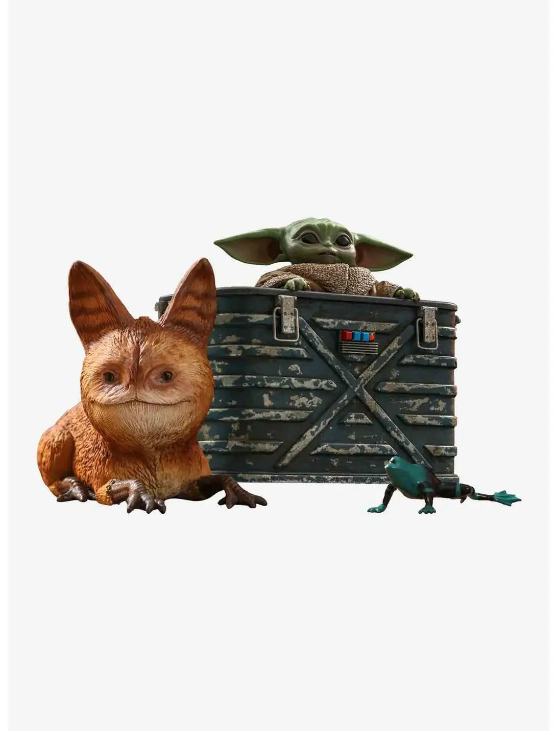 Star Wars The Mandalorian Grogu Sixth Scale Figure Set by Hot Toys