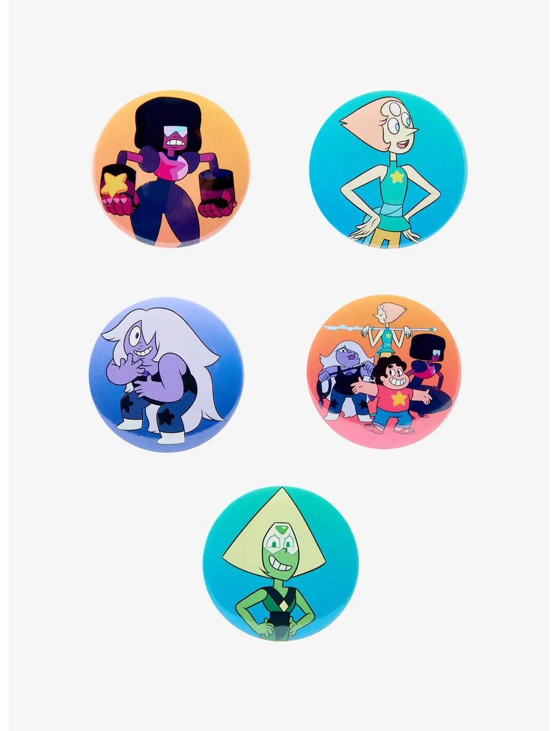 Steven Universe Circular Blind Box Button Set