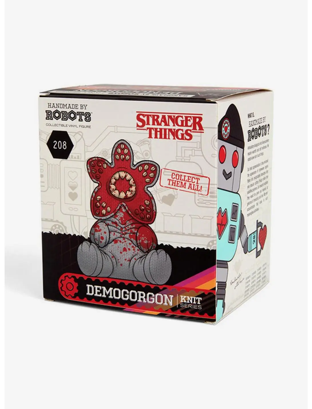 Stranger Things Demogorgon 208 Limited Edition Bloody Handmade by Robots Vinyl Figure