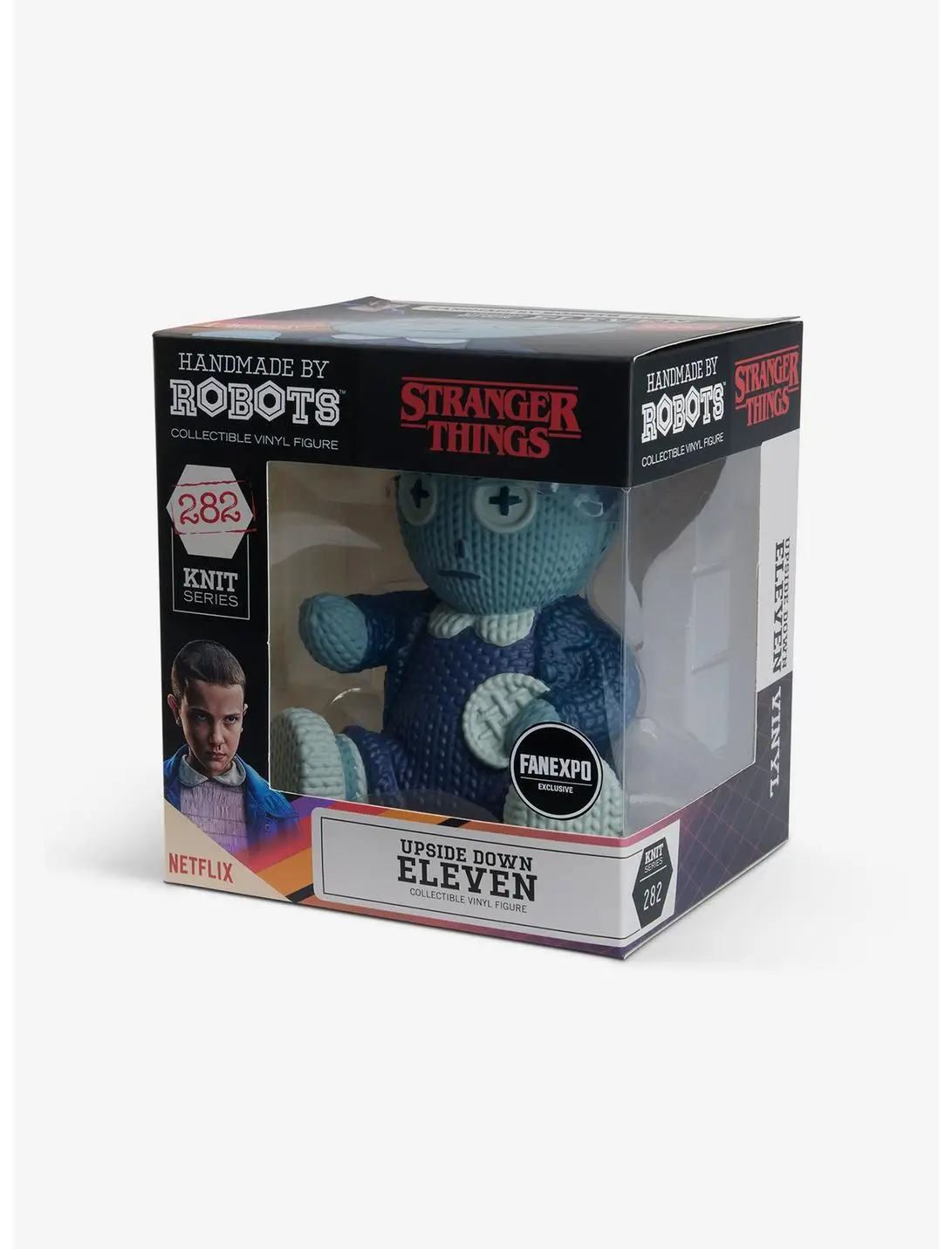 Stranger Things Eleven 282 Upside Down Handmade By Robots Vinyl Figure