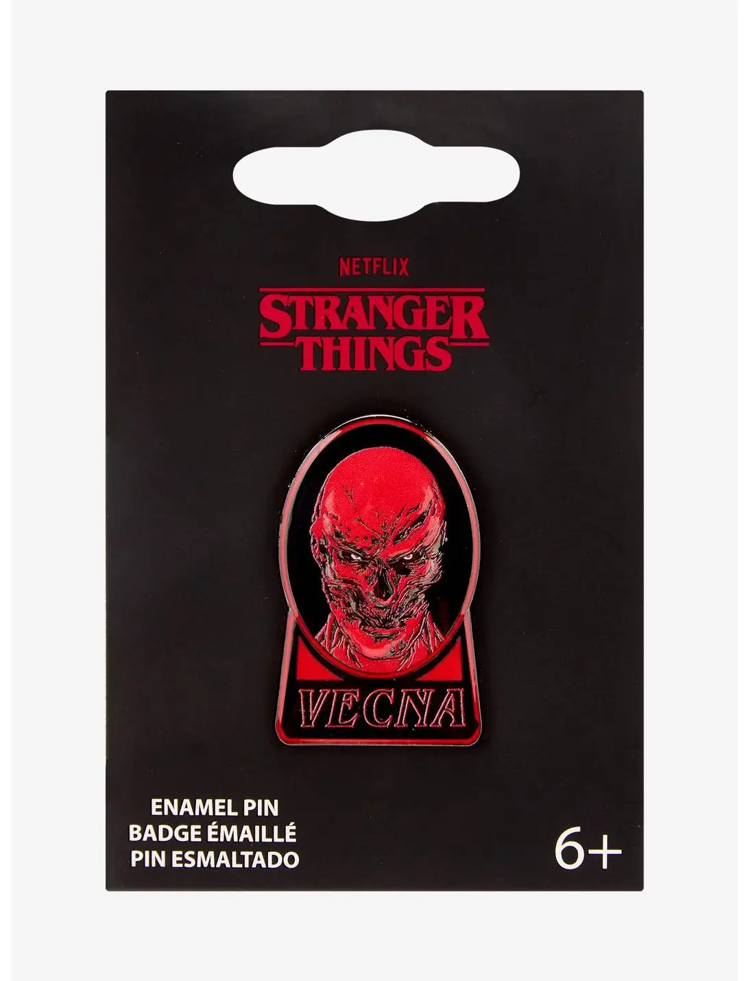 Stranger Things Vecna Tonal Portrait Enamel Pin - BoxLunch Exclusive
