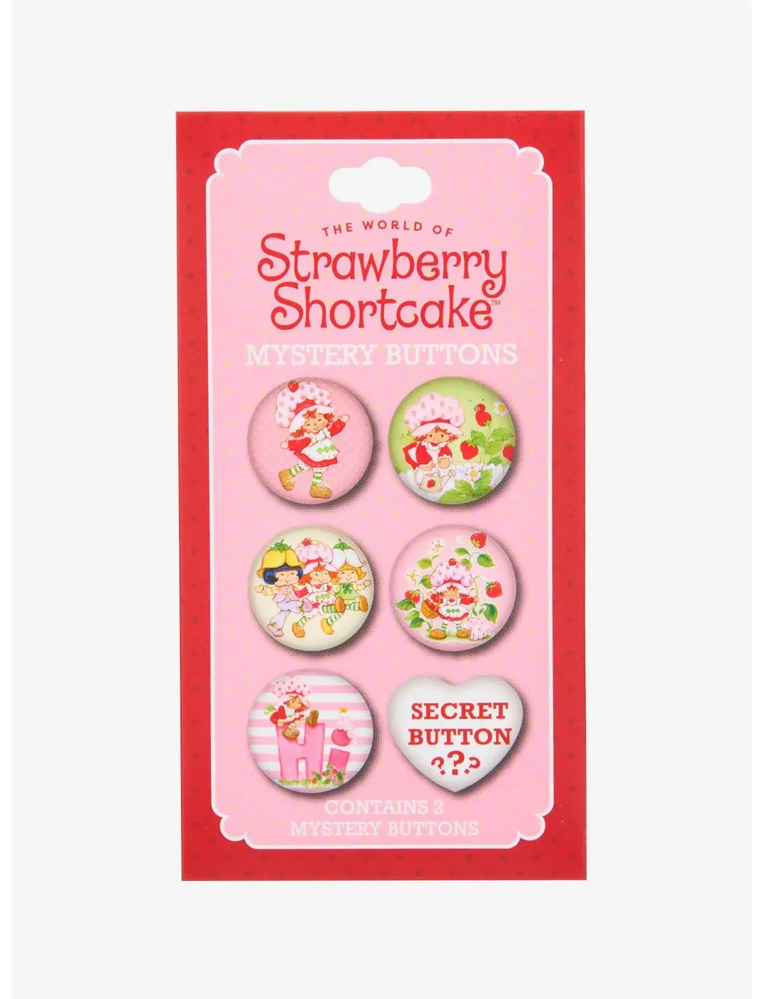 Strawberry Shortcake Characters Blind Box Button Set