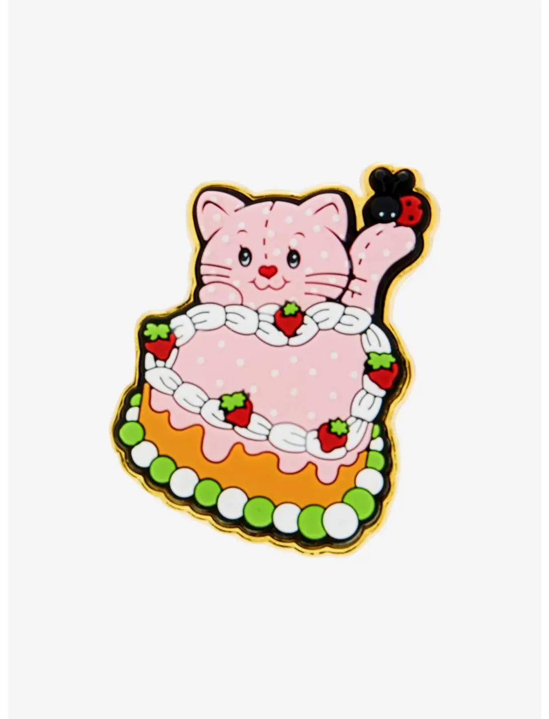 Strawberry Shortcake Custard Cake Scented Enamel Pin