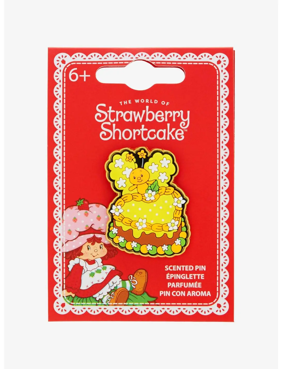 Strawberry Shortcake Marmalade Scented Enamel Pin