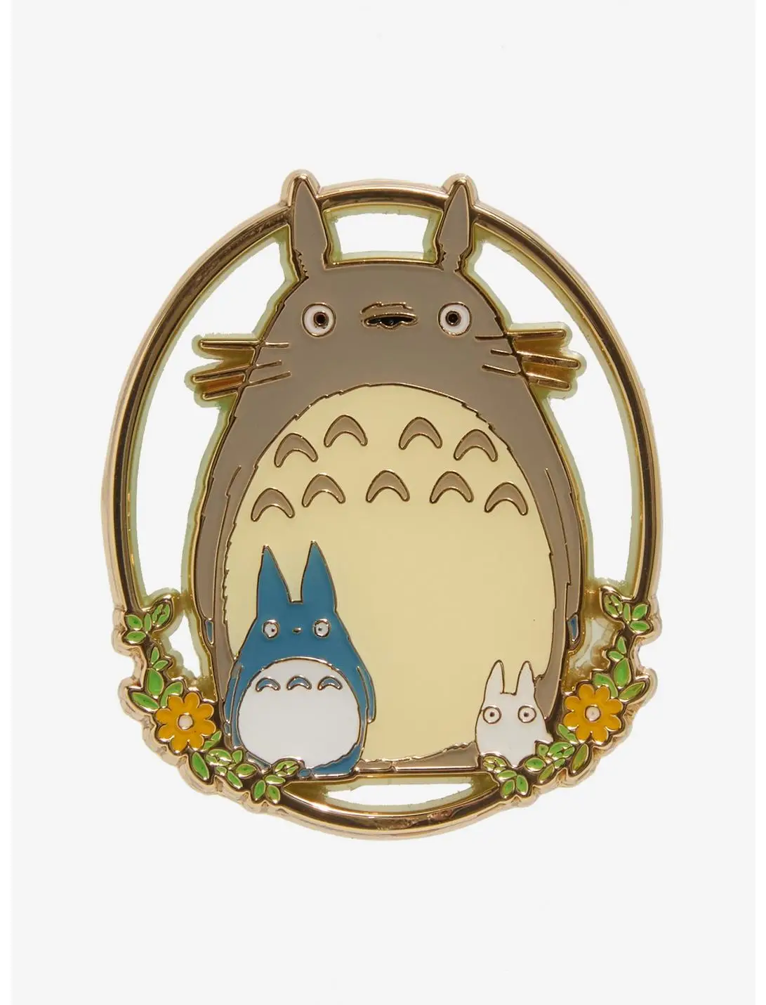 Studio Ghibli® My Neighbor Totoro Stained Glass Totoros Enamel Pin - BoxLunch Exclusive