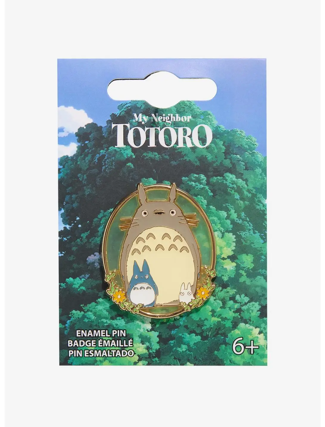 Studio Ghibli® My Neighbor Totoro Stained Glass Totoros Enamel Pin - BoxLunch Exclusive