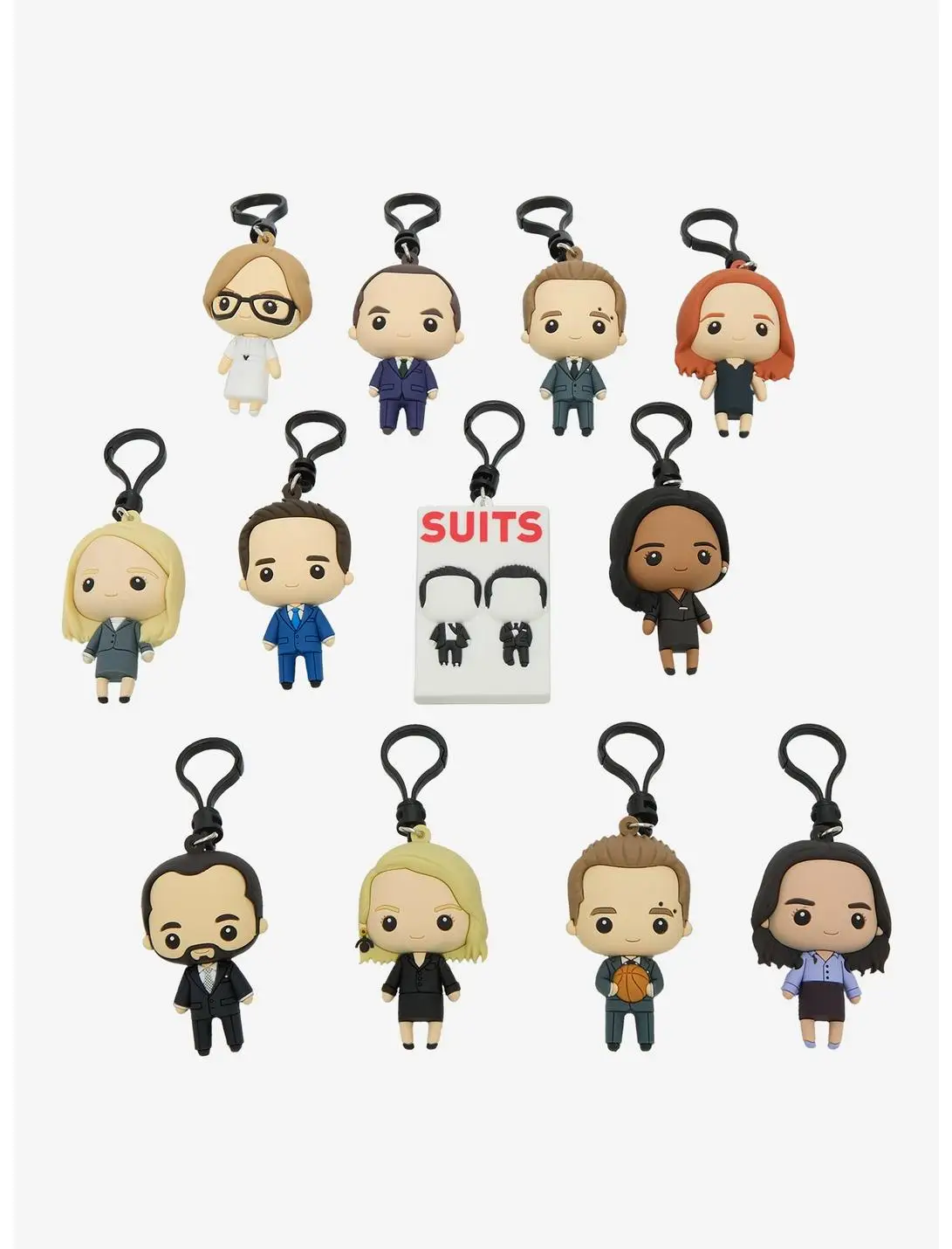 Suits Characters Blind Bag Figural Bag Clip