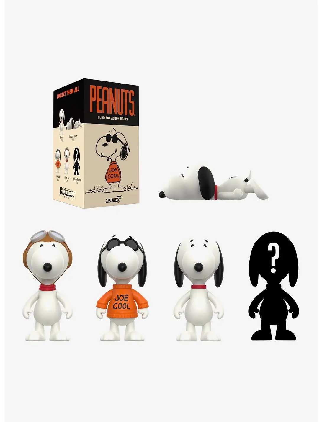 Super7 Peanuts ReAction Snoopy Blind Box Figure