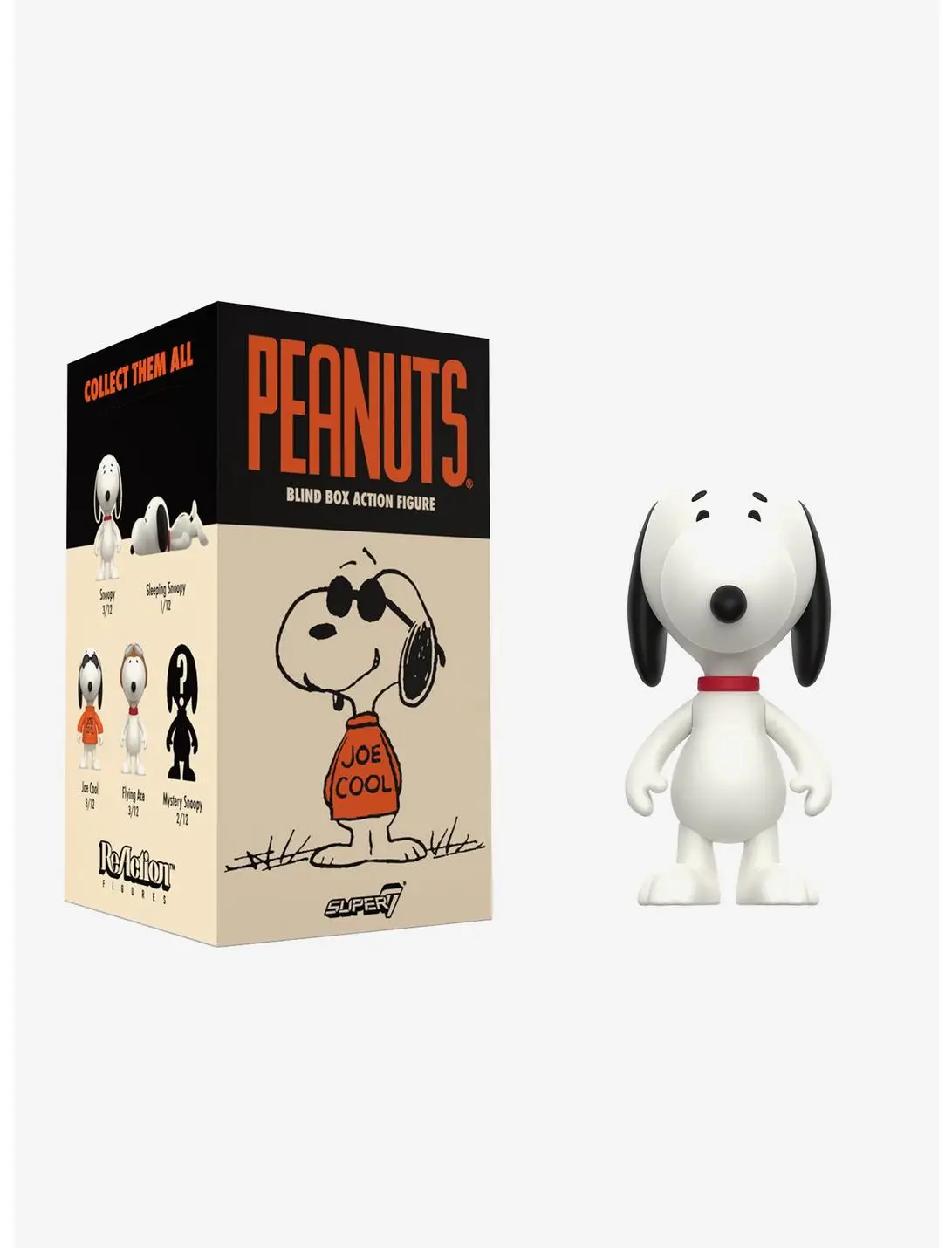 Super7 Peanuts ReAction Snoopy Blind Box Figure