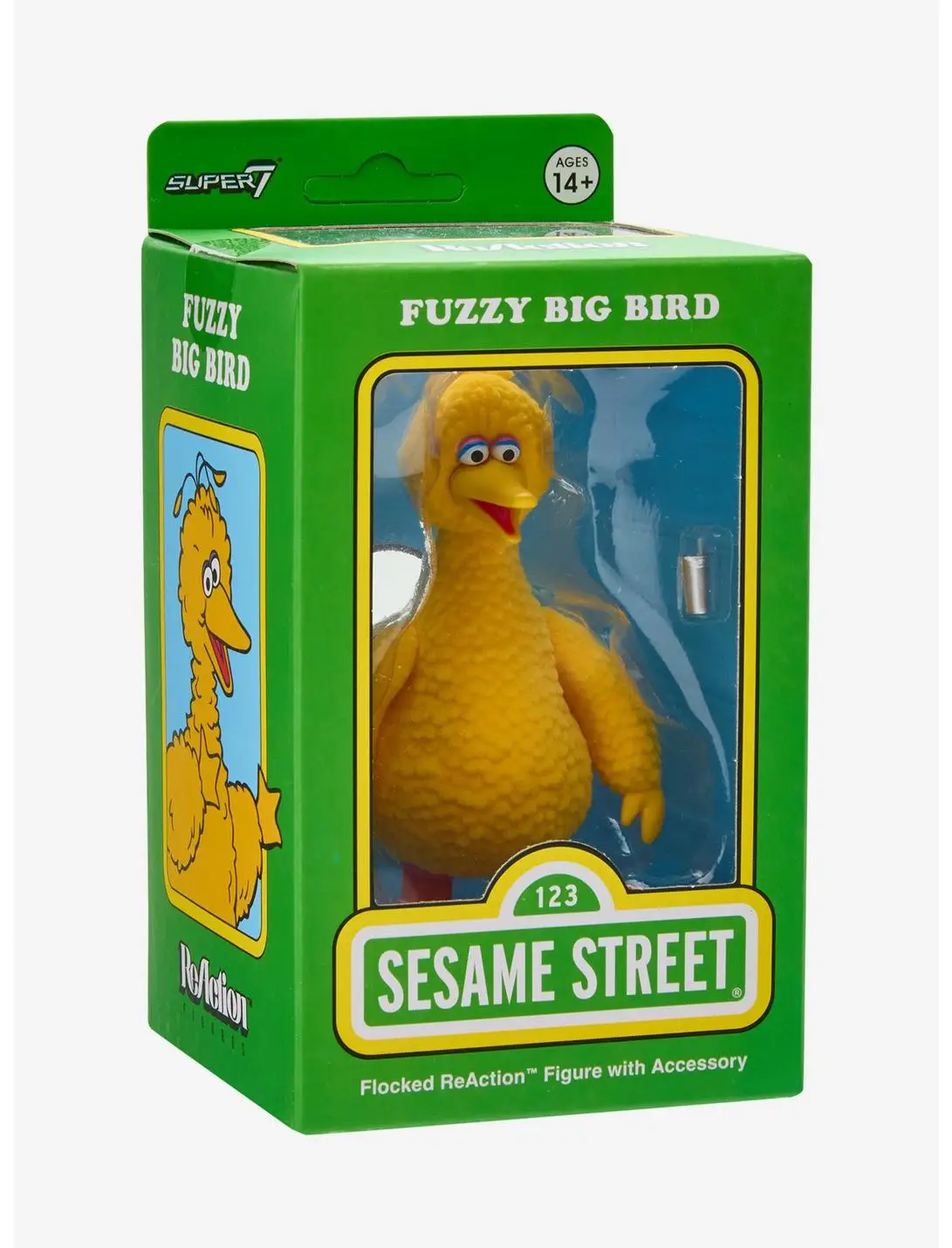 Super7 Sesame Street ReAction Fuzzy Big Bird Figure - BoxLunch Exclusive