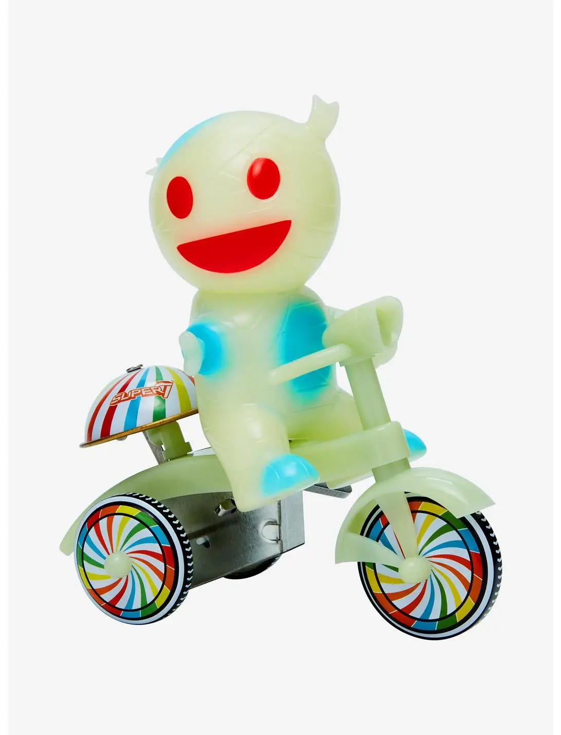 Super7 Super Cycles Mummy Boy on Trike Glow-in-the-Dark Figure