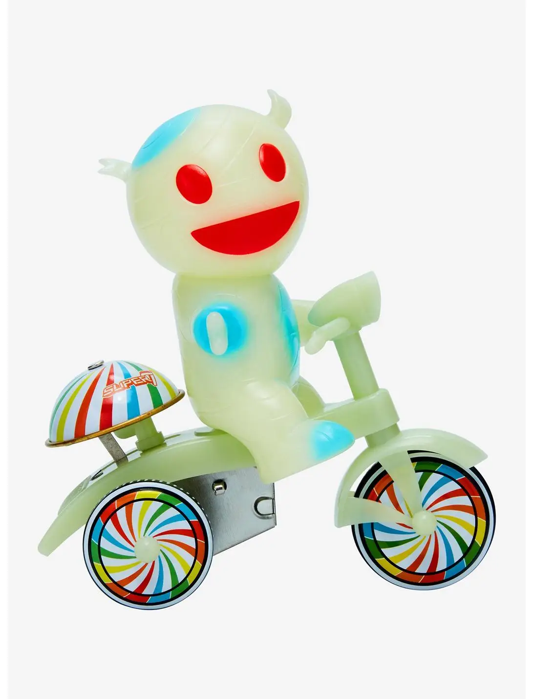 Super7 Super Cycles Mummy Boy on Trike Glow-in-the-Dark Figure
