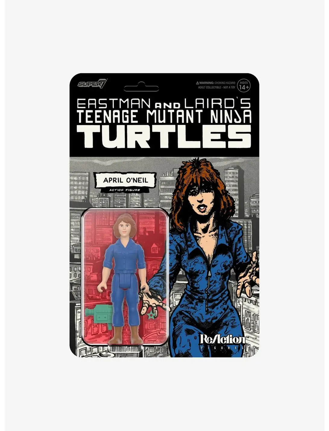 Super7 Teenage Mutant Ninja Turtles ReAction April O'Neil Figure