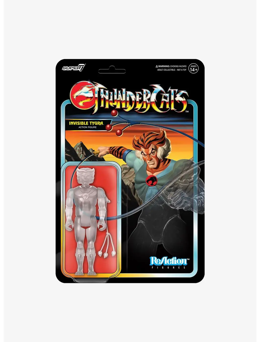 Super7 ThunderCats Reaction Tygra (Invisible Ver.) Figure