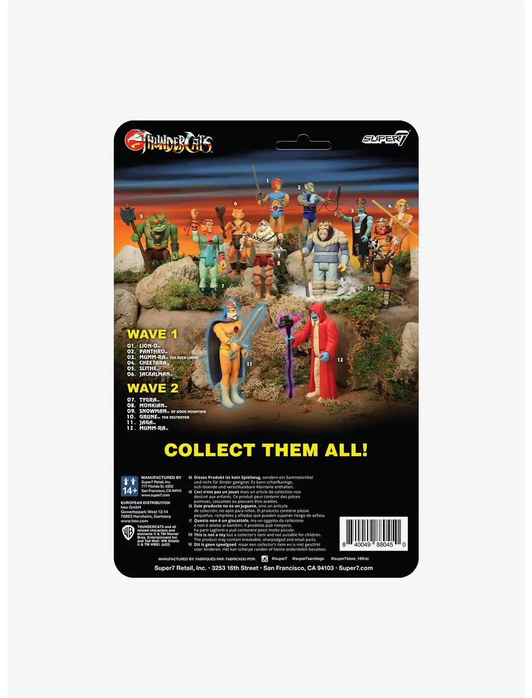 Super7 ThunderCats Reaction Tygra (Invisible Ver.) Figure