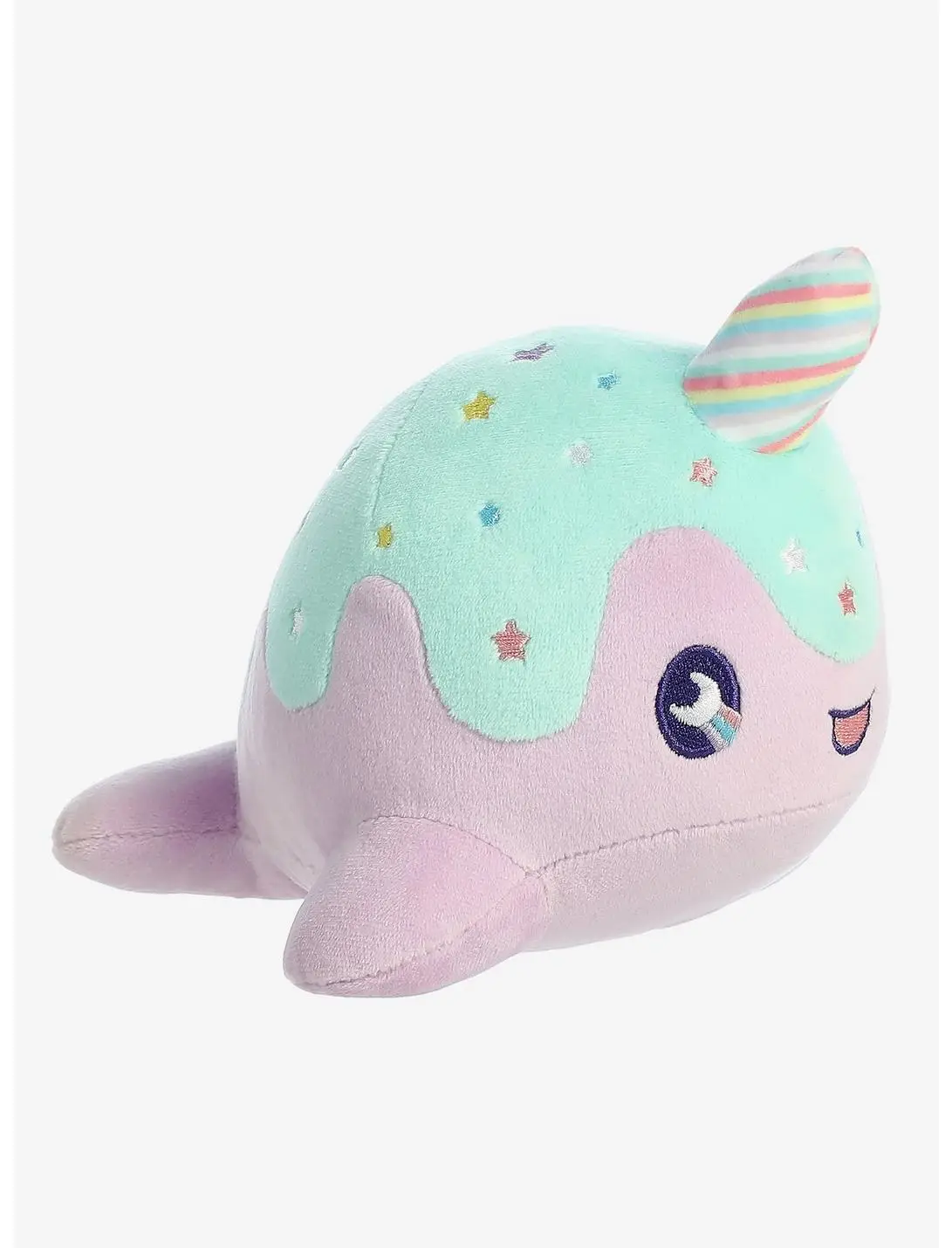 Tasty Peach Lollipop Nomwhal Purple Narwhal 7 Inch Plush