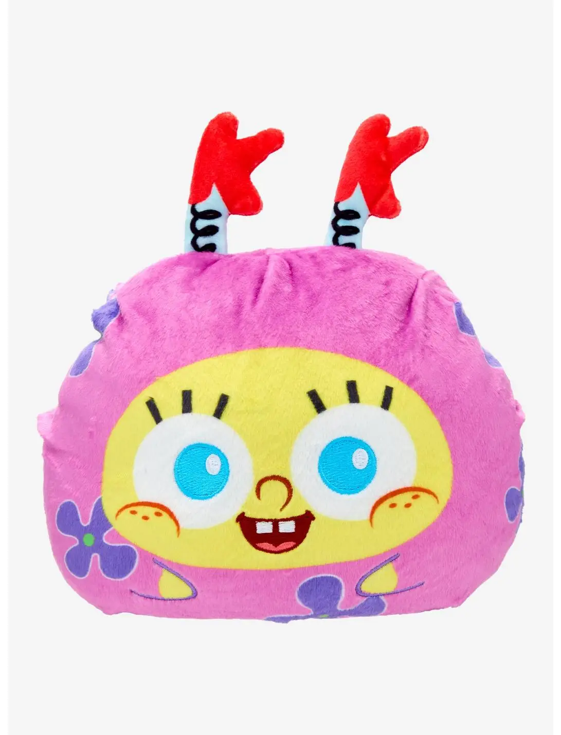 TeeTurtle SpongeBob SquarePants Kuddly Krab Uniform Squidward and SpongeBob Reversible 6 Inch Plush