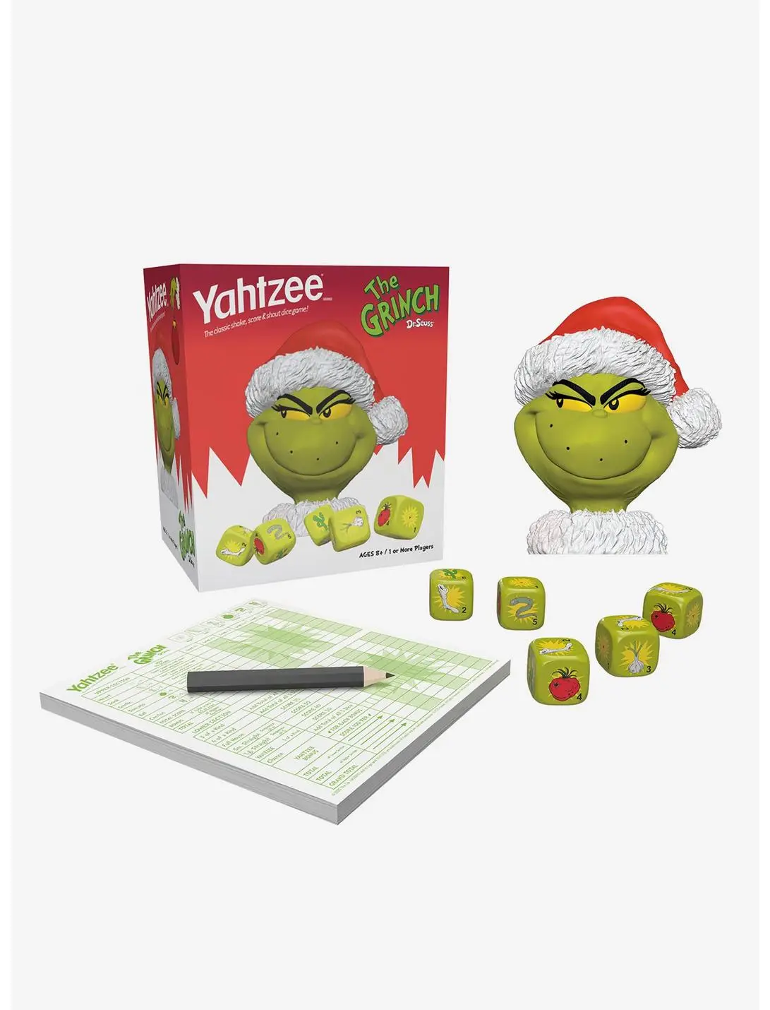 The Grinch Yahtzee Game
