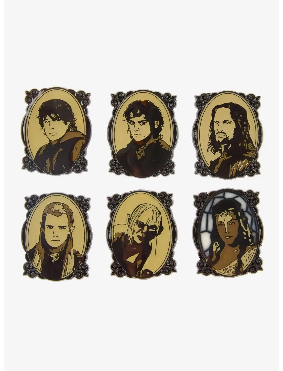 The Lord of The Rings Frame Portraits Blind Box Enamel Pin - BoxLunch Exclusive