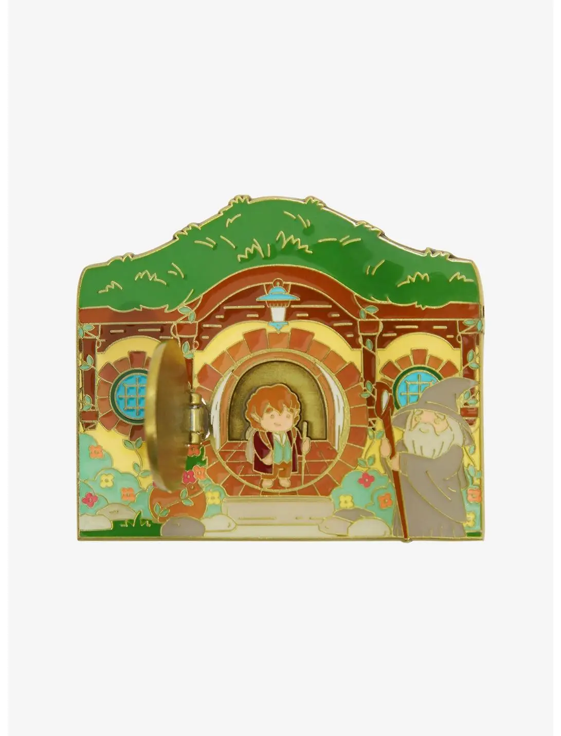 The Lord of the Rings Frodo's Home Hinge Enamel Pin - BoxLunch Exclusive