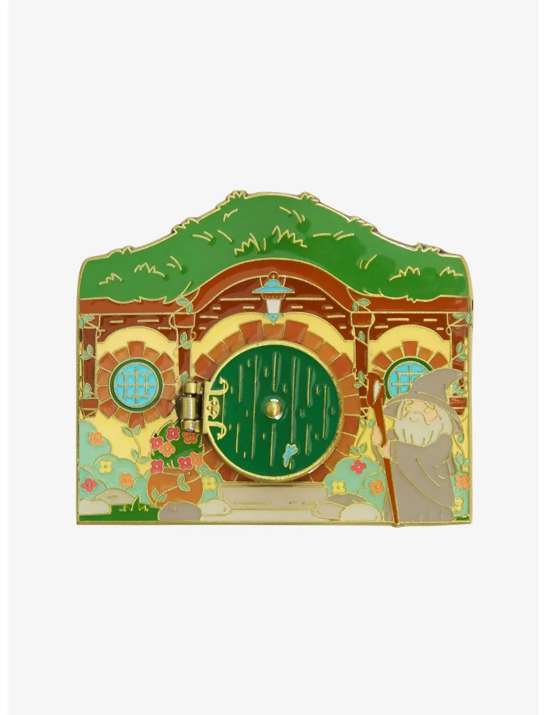 The Lord of the Rings Frodo's Home Hinge Enamel Pin - BoxLunch Exclusive