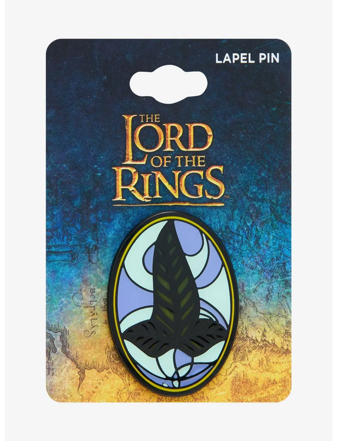 The Lord of the Rings Leaf of Lorien Stained Glass Enamel Pin - BoxLunch Exclusive