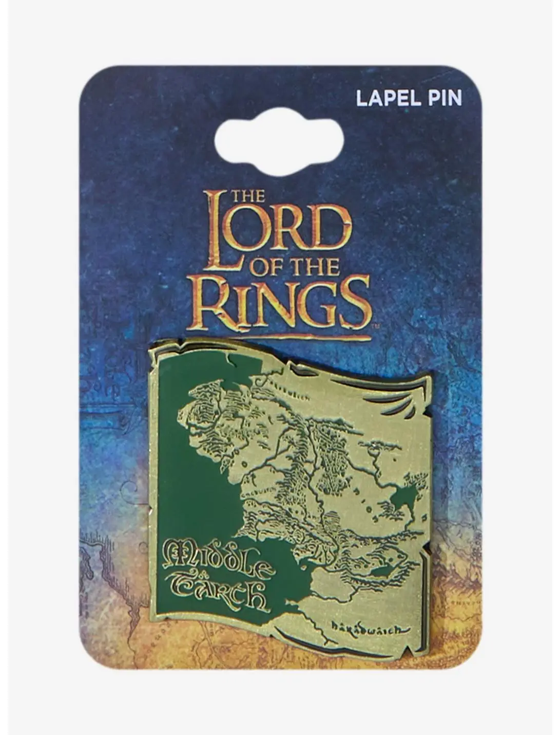 The Lord of the Rings Middle-earth Map Enamel Pin - BoxLunch Exclusive