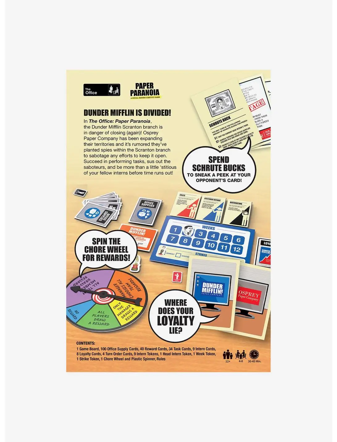 The Office Paper Paranoia Game