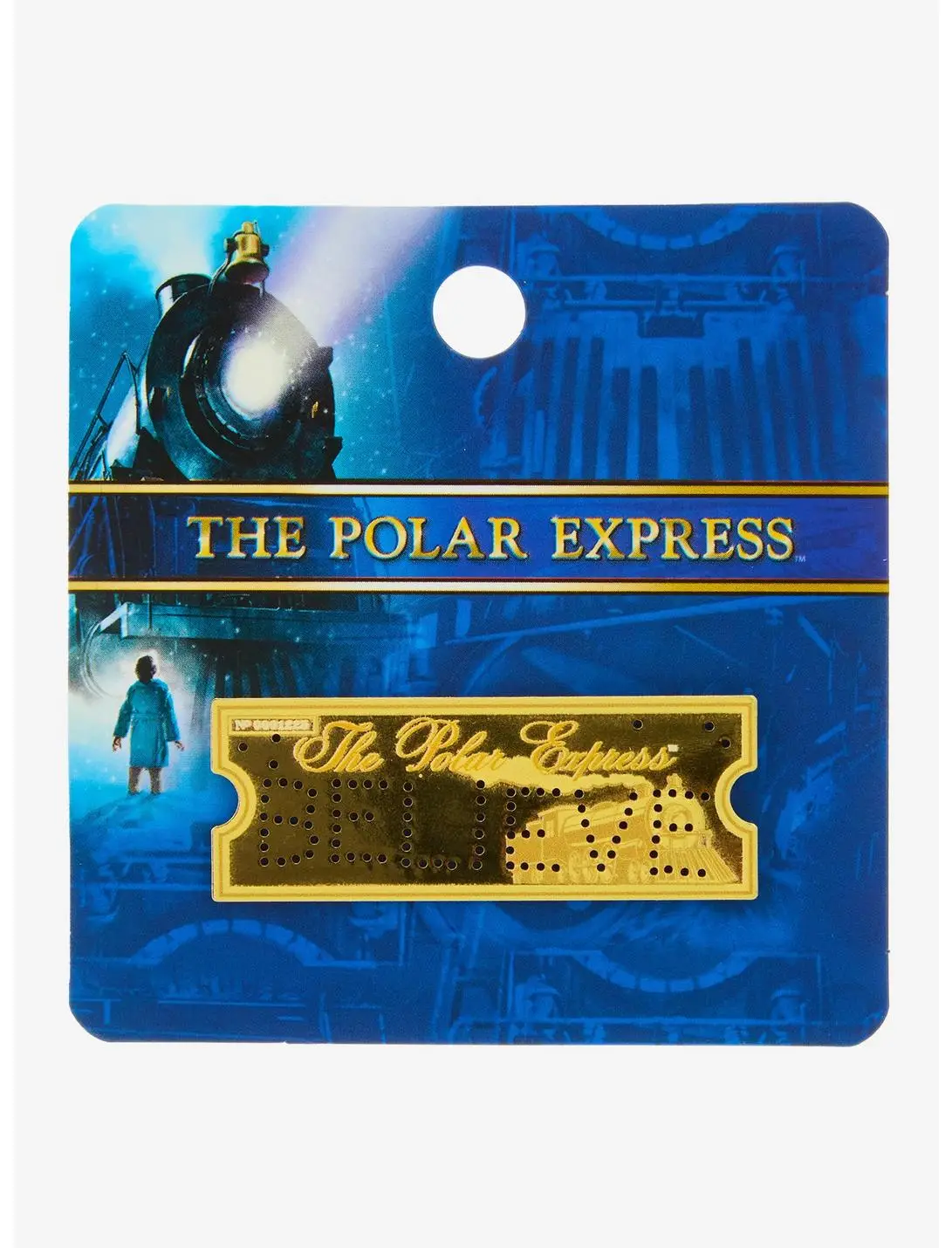 The Polar Express Believe Ticket Enamel Pin