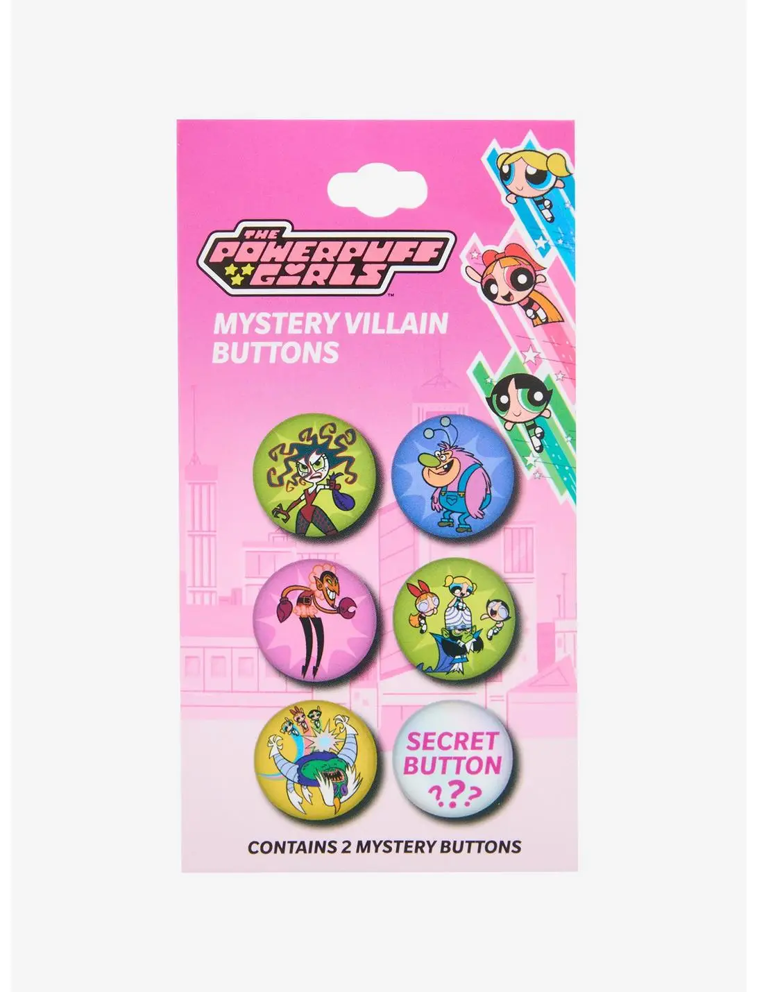 The Powerpuff Girls Circular Blind Box Button Set
