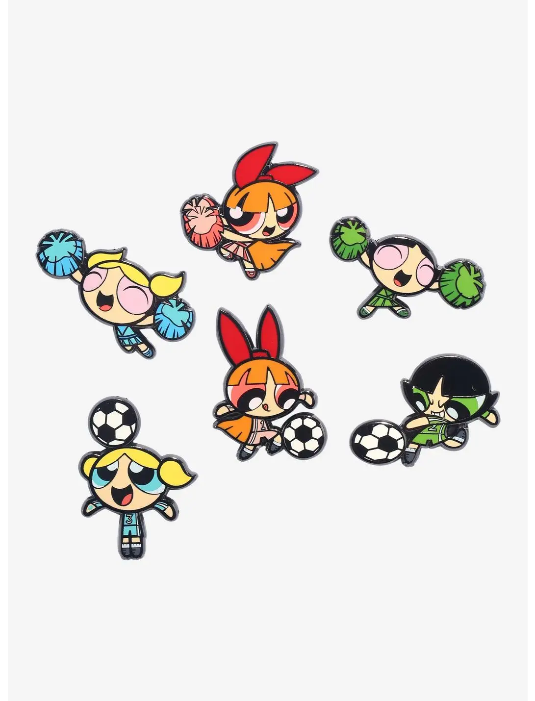 The Powerpuff Girls Soccer Blind Box Enamel Pin