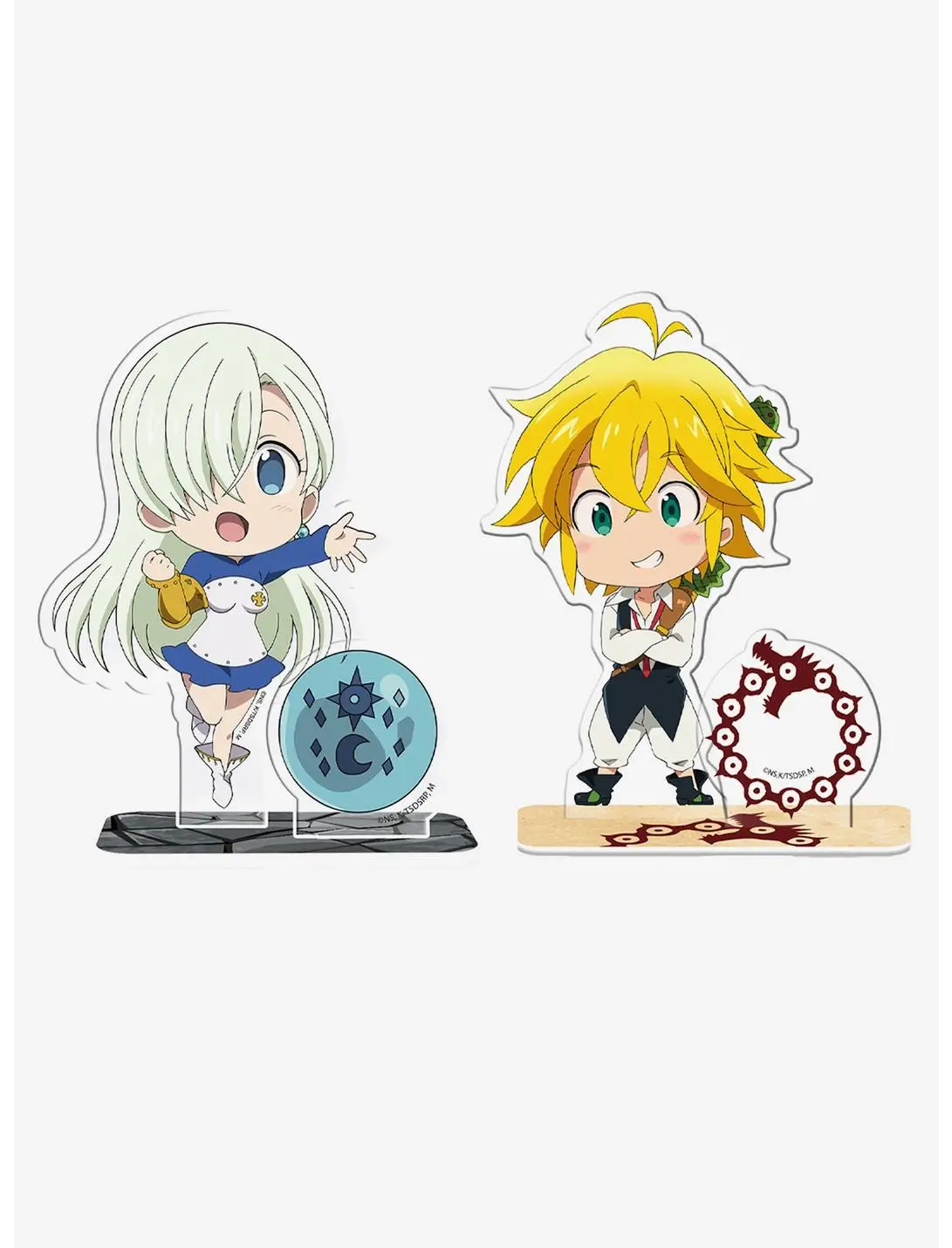 The Seven Deadly Sins Acrylic Figure Set
