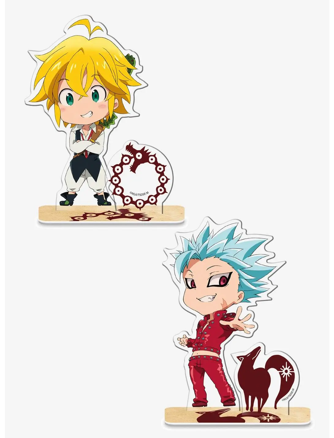 The Seven Deadly Sins Meliodas & Ban Acryl Bundle