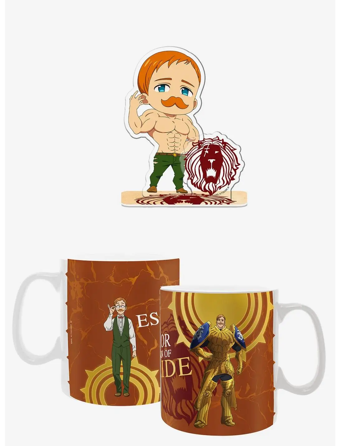 The Seven Deadly Sins Mug And Acrylic Figure Set