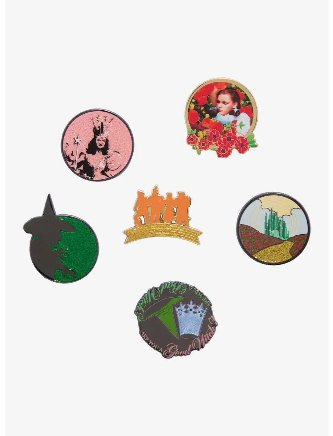 The Wizard of Oz Classic Glitter Blind Assorted Enamel Pin