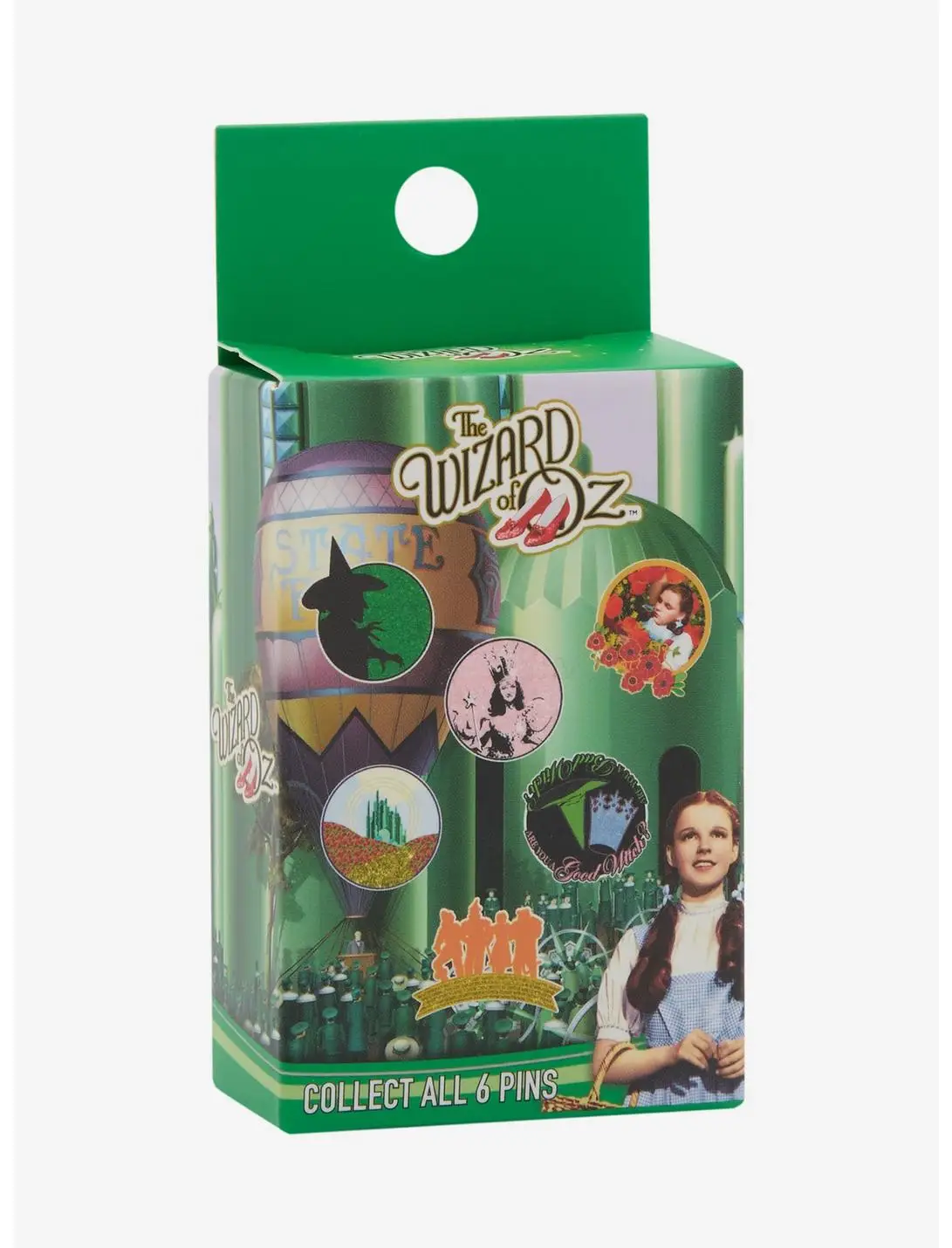 The Wizard of Oz Classic Glitter Blind Assorted Enamel Pin