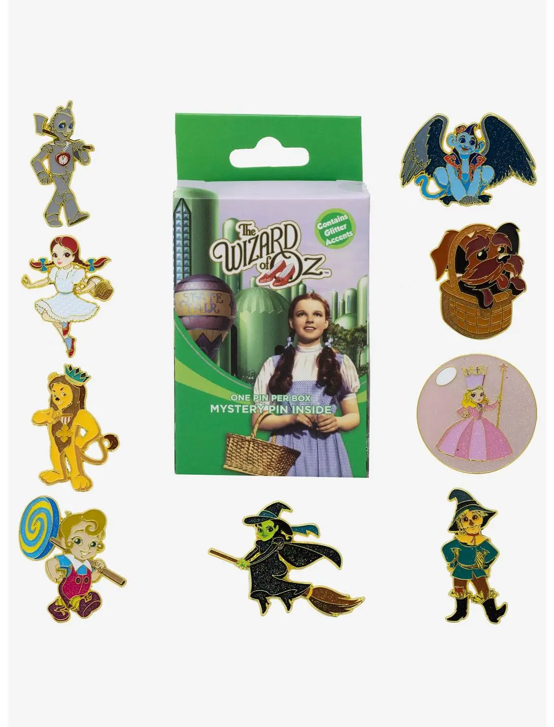 The Wizard of Oz Mystery Enamel Pin Blind Box Series
