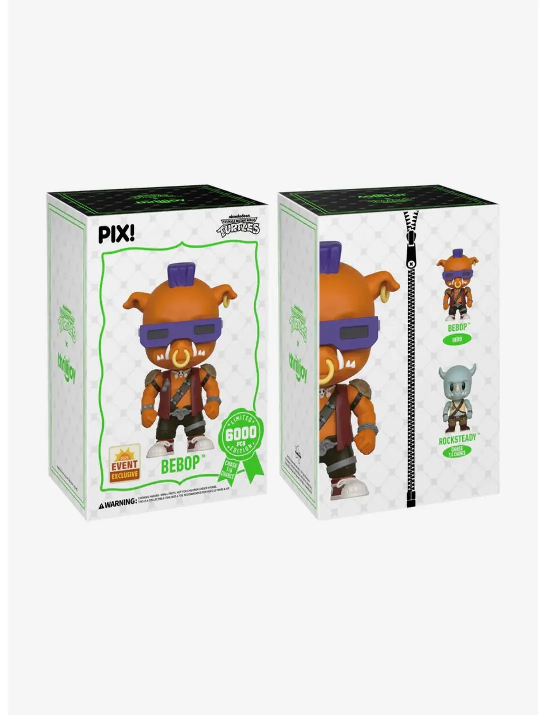 Thrilljoy Teenage Mutant Ninja Turtles Pix! Bebop Figure