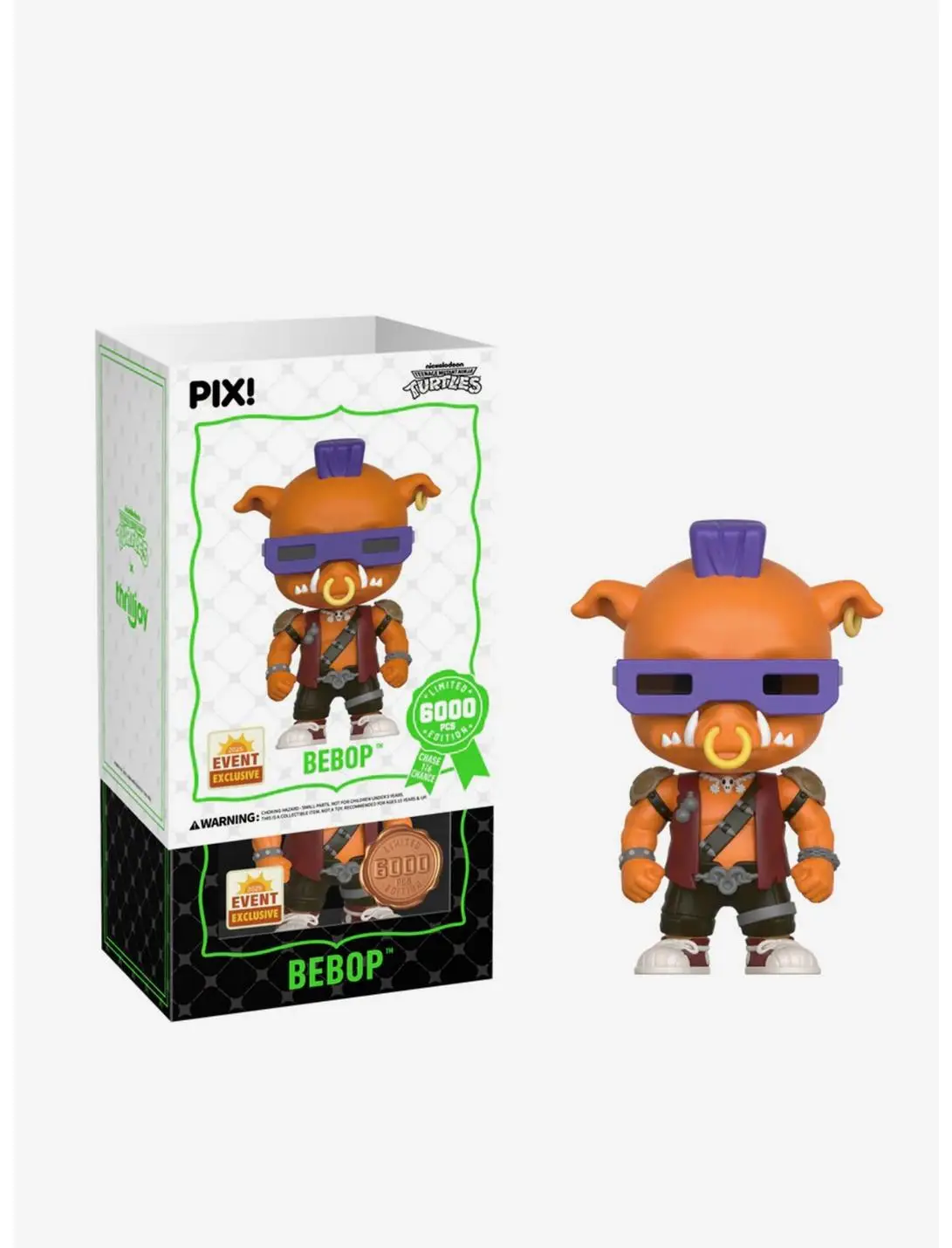 Thrilljoy Teenage Mutant Ninja Turtles Pix! Bebop Figure