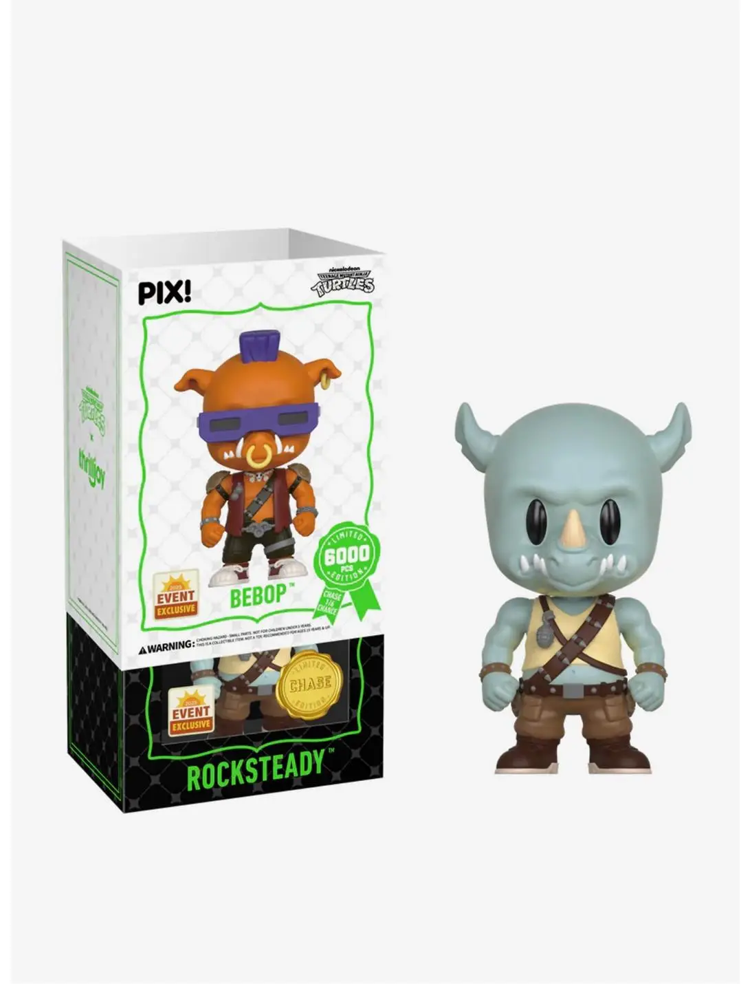 Thrilljoy Teenage Mutant Ninja Turtles Pix! Bebop Figure