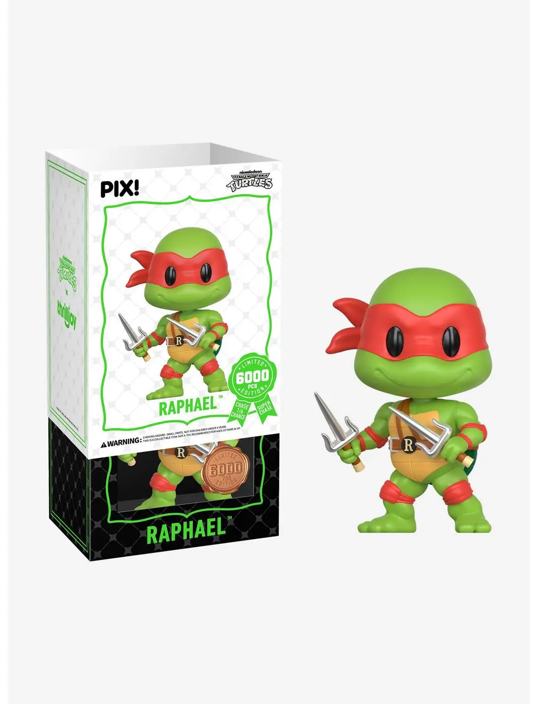 Thrilljoy Teenage Mutant Ninja Turtles Pix! Raphael Figure