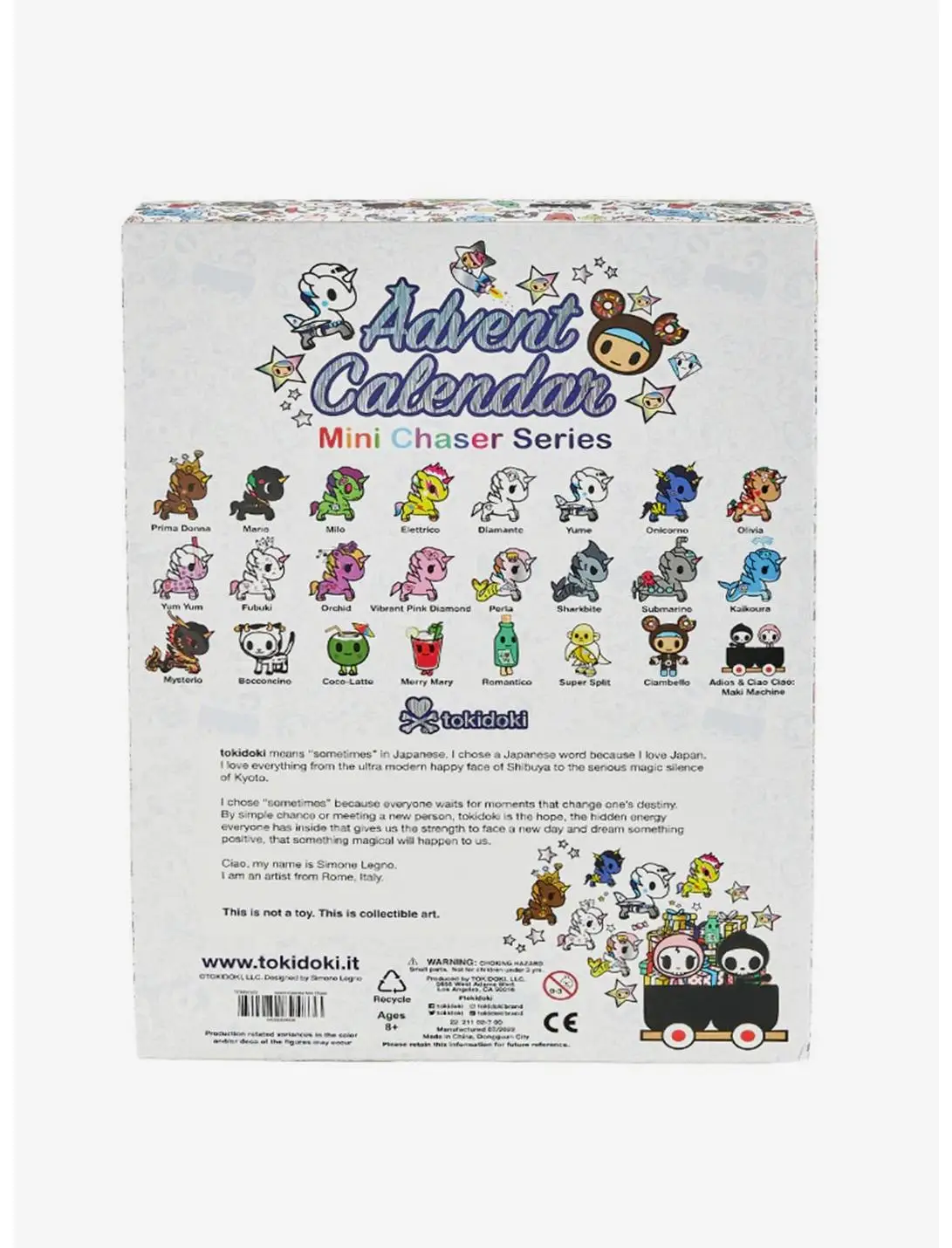 tokidoki Mini Chaser Series 2022 Advent Calendar