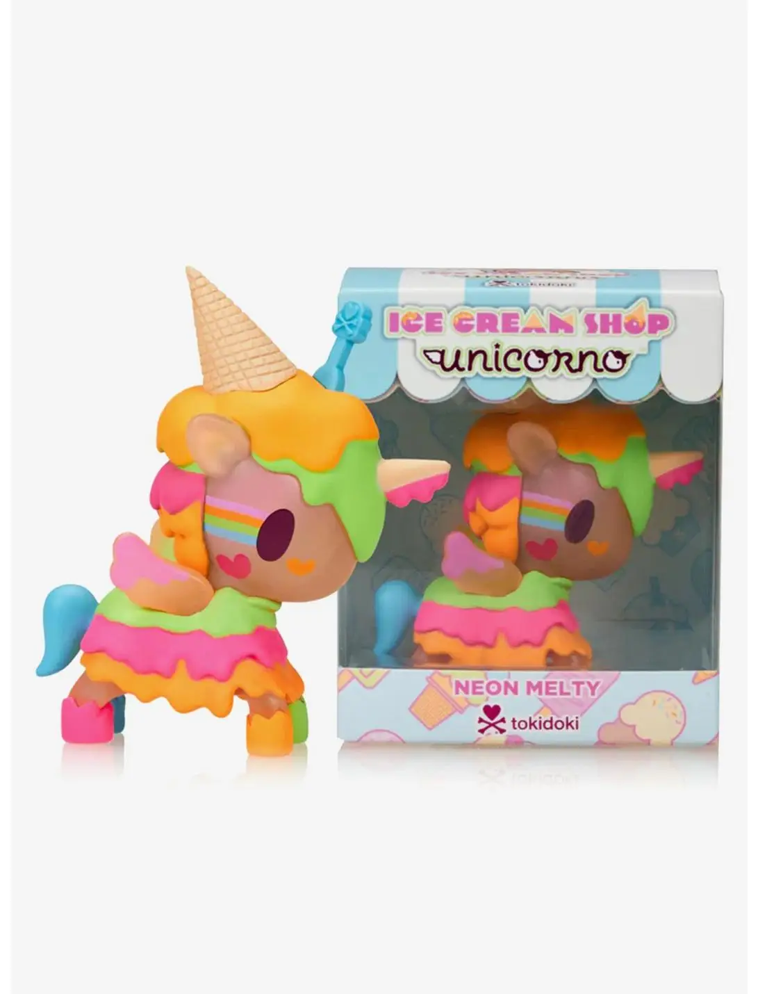 tokidoki Unicorno Ice Cream Shop Neon Melty Figure