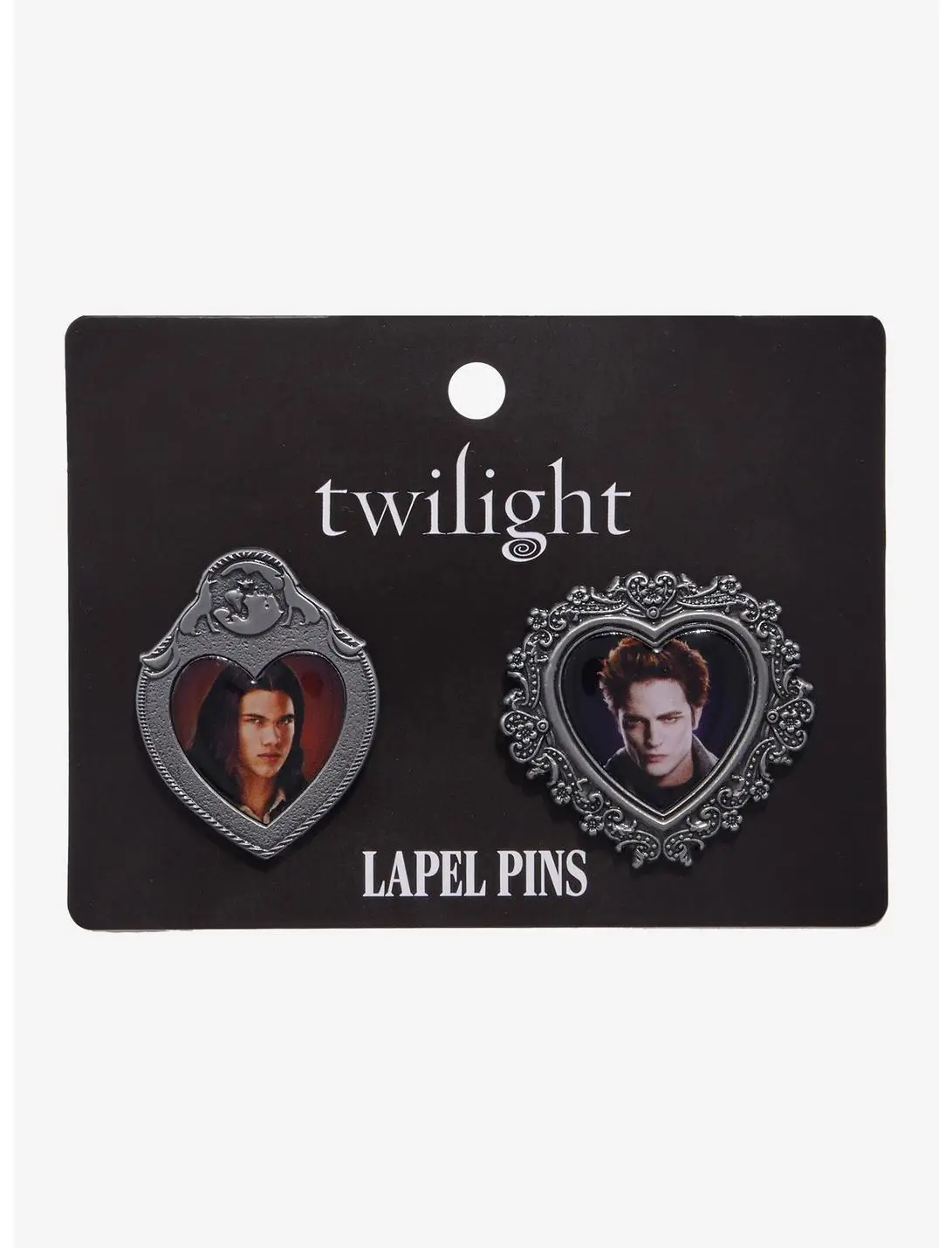 Twilight Edward & Jacob Portraits Enamel Pin Set - BoxLunch Exclusive