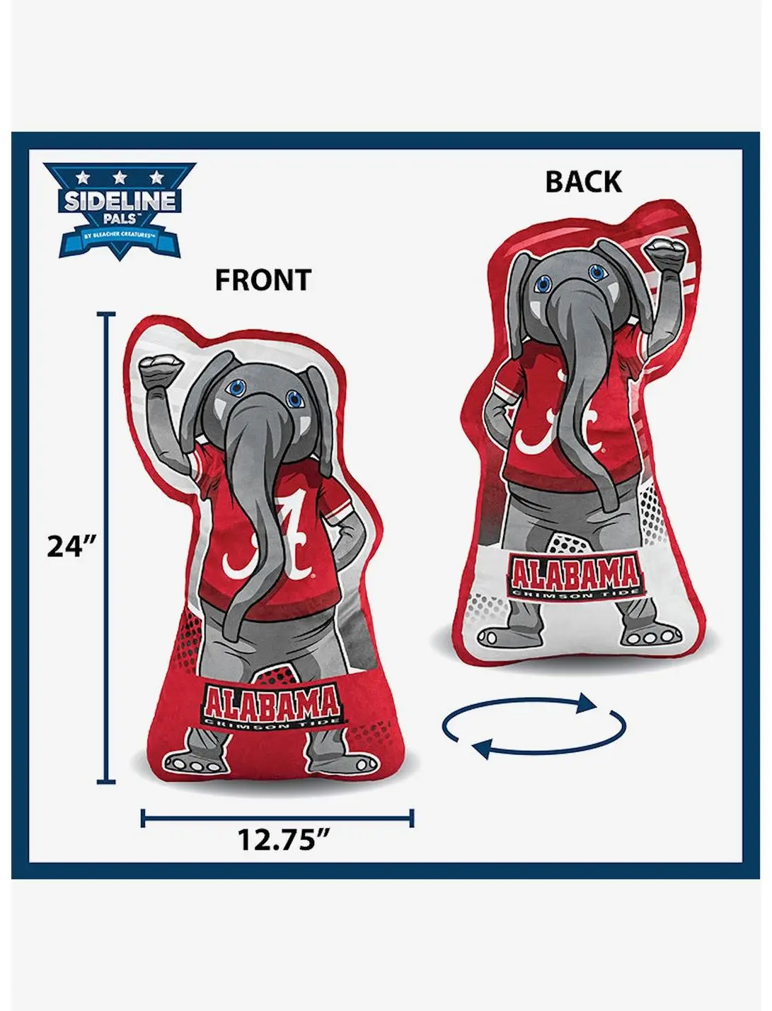 University of Alabama Mascot 24" Poster Plush Bleacher Creatures